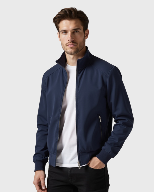 Cecole | Men’s Wind-Resistant Jacket with Zip Closure