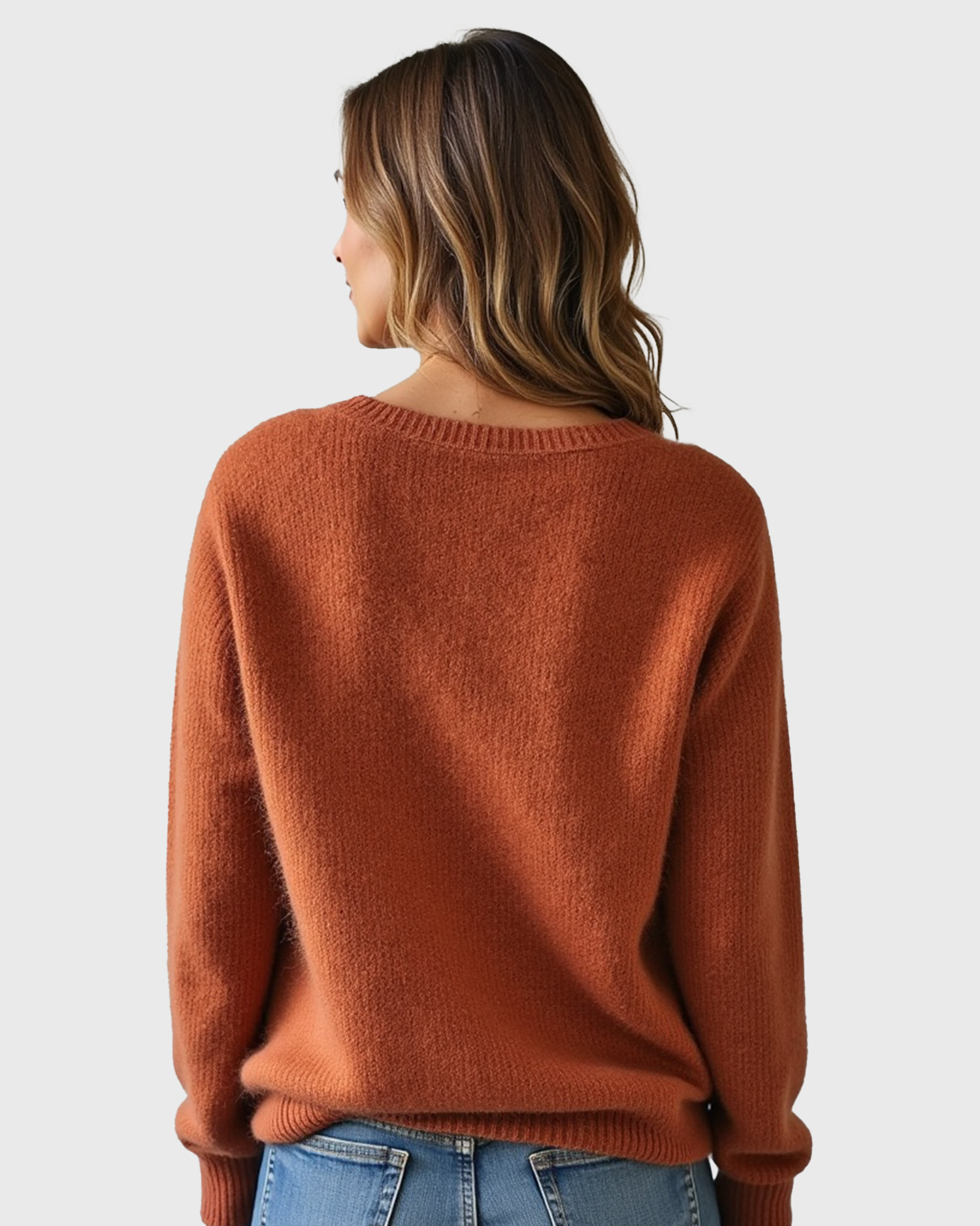 Cecole | Women’s Loose Fit Sweater with Wide Round Neck
