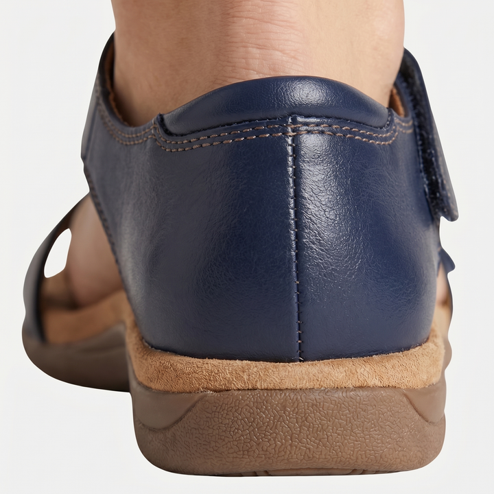 Open Toe Walking Sandals – Lightweight Contoured Insole for Women