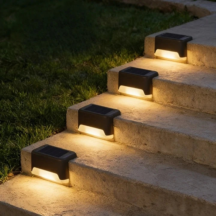 Outdoor Illumination – Compact Solar Step Lights with 8-piece Set and Automatic Dusk Function 3