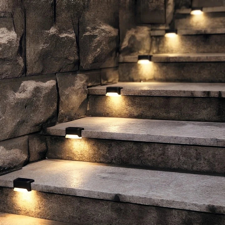 Outdoor Illumination – Compact Solar Step Lights with 8-piece Set and Automatic Dusk Function 6