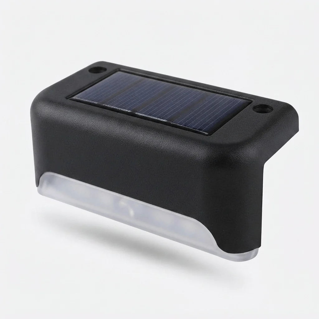 Outdoor Illumination – Compact Solar Step Lights with 8-piece Set and Automatic Dusk Function 9