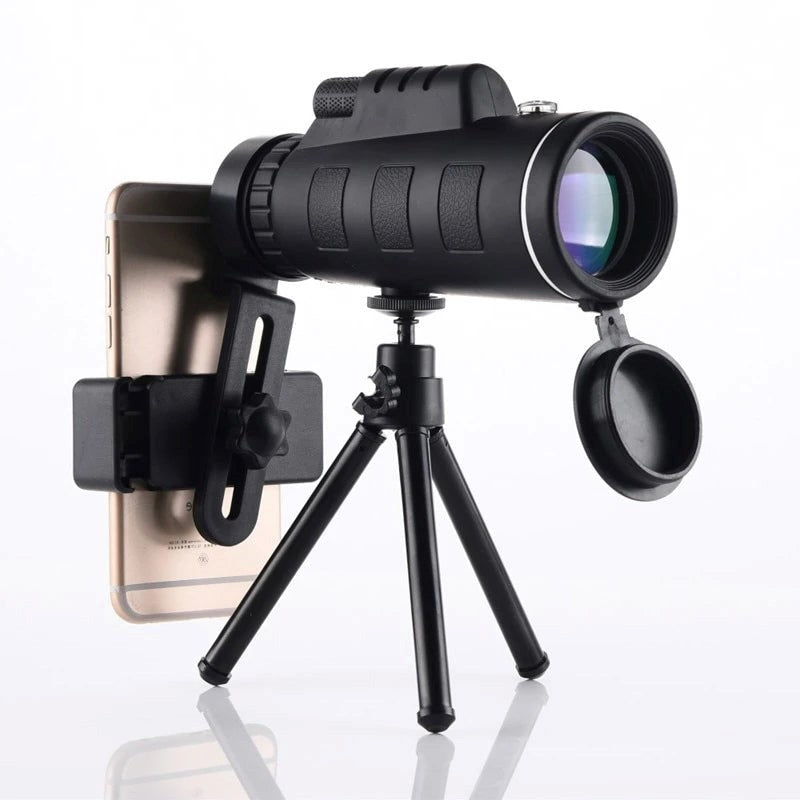 Outdoor Powerful Waterproof Monocular – With Smartphone Holder and Tripod 1