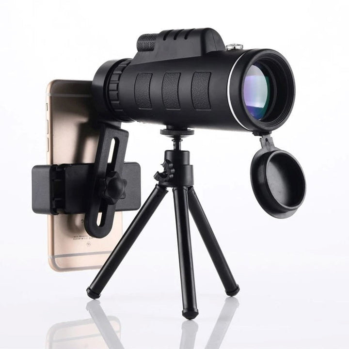 Outdoor Powerful Waterproof Monocular – With Smartphone Holder and Tripod 1
