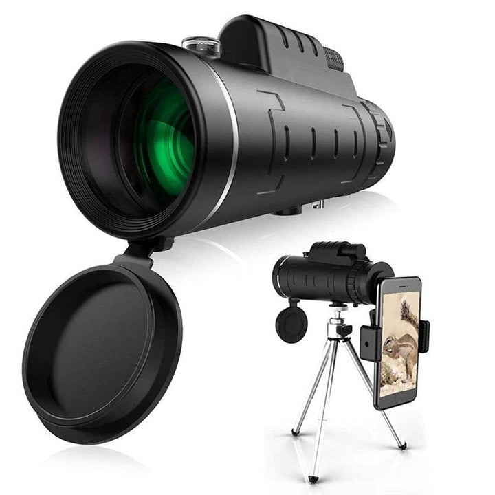 Outdoor Powerful Waterproof Monocular – With Smartphone Holder and Tripod 2