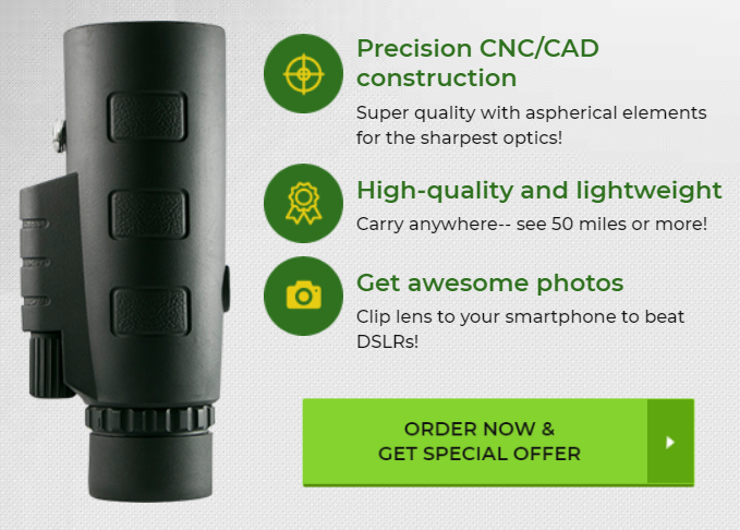 Outdoor Powerful Waterproof Monocular – With Smartphone Holder and Tripod 7