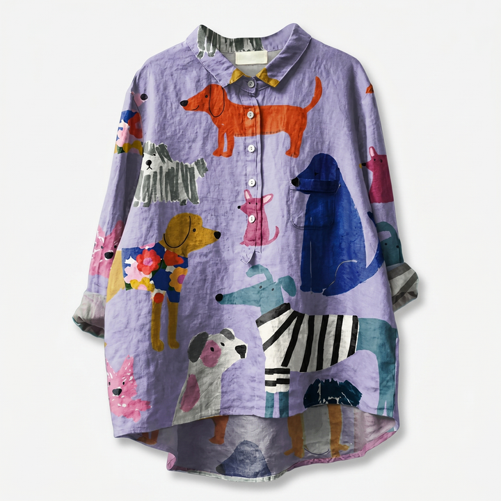 Oversized_Blouse_with_Dog_Print_for_Women_1
