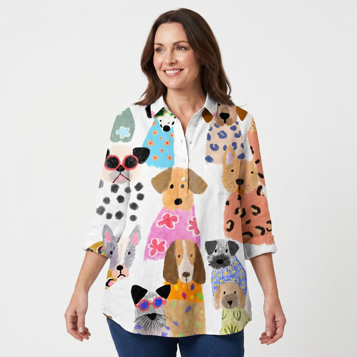 Oversized_Blouse_with_Dog_Print_for_Women_4