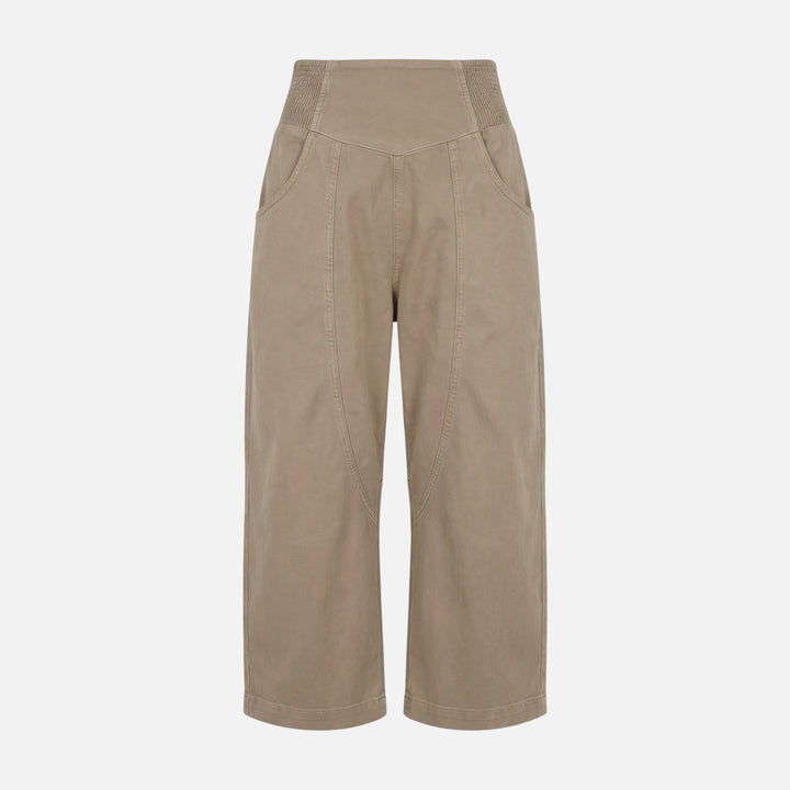 Palazzo Pants, Smocked Waist with Pockets for Women