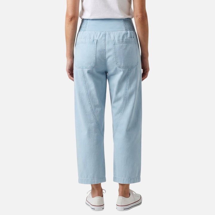 Palazzo Pants, Smocked Waist with Pockets for Women