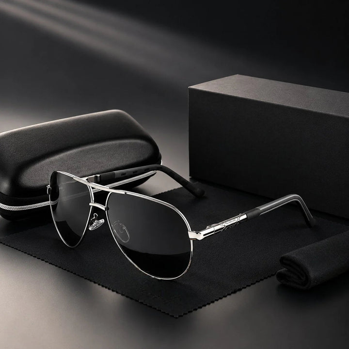 Pilot Sunglasses – Polarized with UV400 Protection & Anti-Reflection 3
