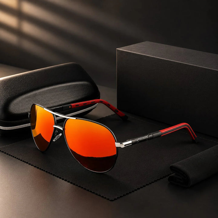 Pilot Sunglasses – Polarized with UV400 Protection & Anti-Reflection 5