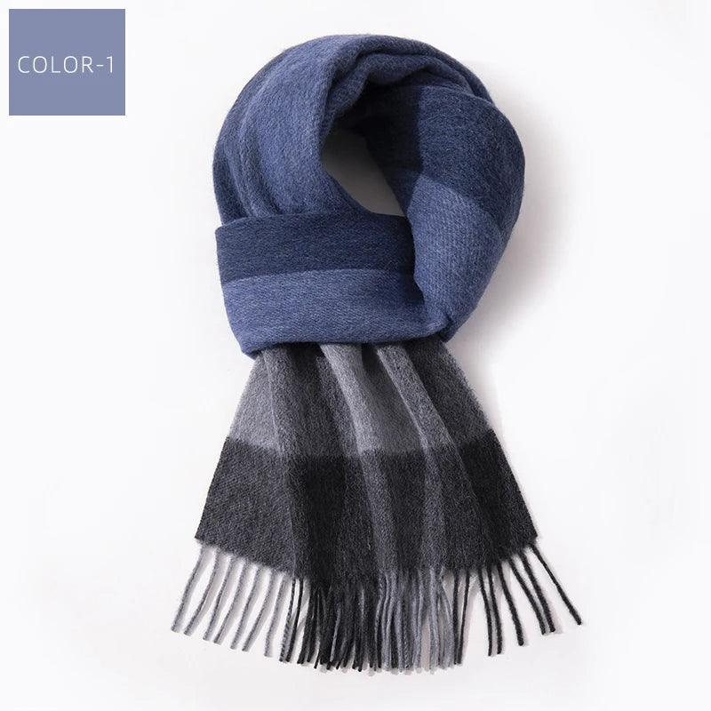 Plaid Winter Scarf – Warm Checked Scarf 1