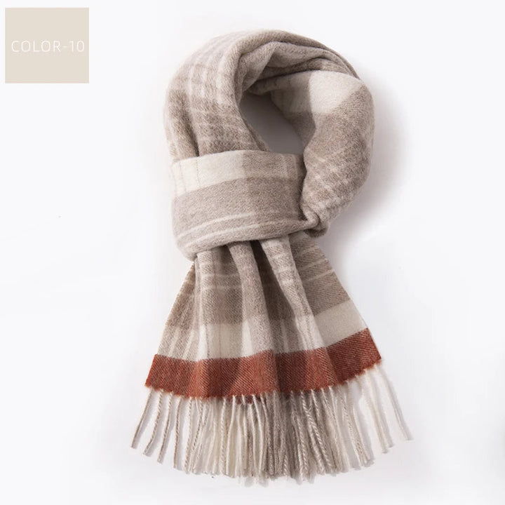 Plaid Winter Scarf – Warm Checked Scarf 10