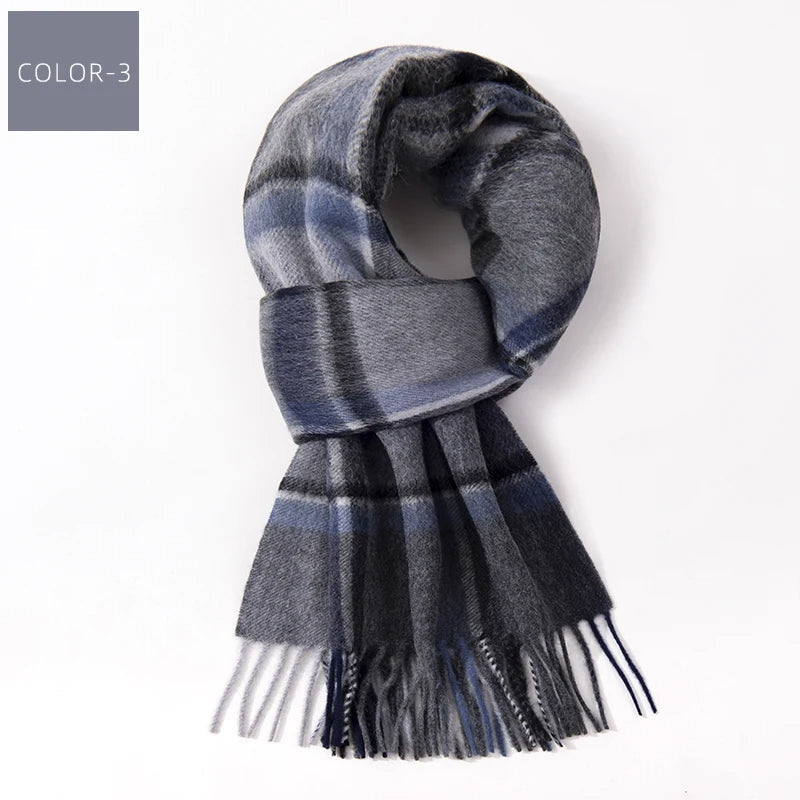 Plaid Winter Scarf – Warm Checked Scarf 3