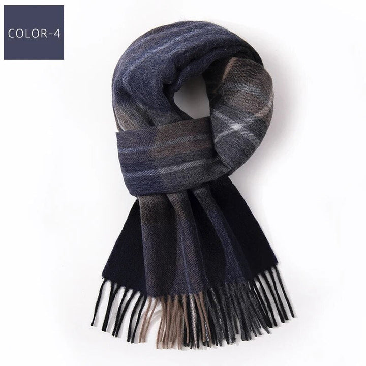 Plaid Winter Scarf – Warm Checked Scarf 4