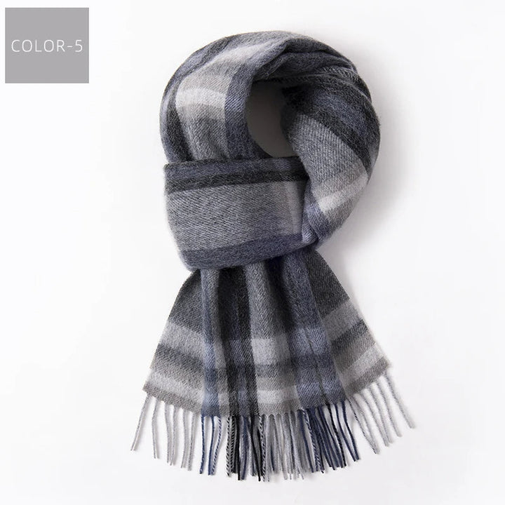 Plaid Winter Scarf – Warm Checked Scarf 5