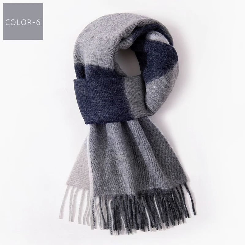 Plaid Winter Scarf – Warm Checked Scarf 6