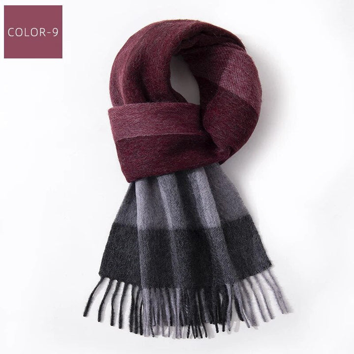 Plaid Winter Scarf – Warm Checked Scarf 9