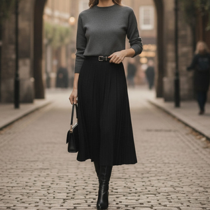 Pleated_Midi_Skirt_with_Belted_Waist_for_Women_5