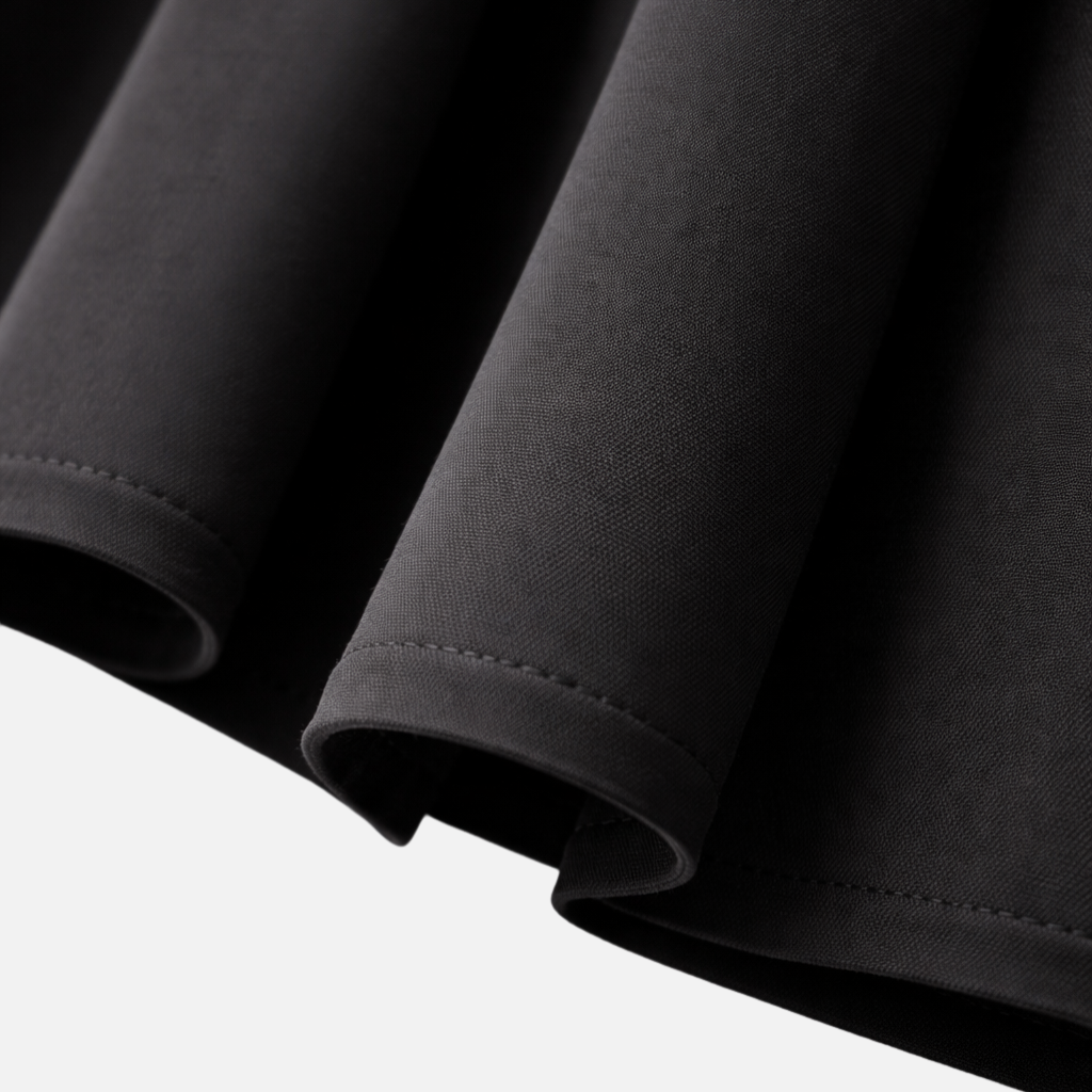 Pleated Midi Skirt with Belted Waist for Women
