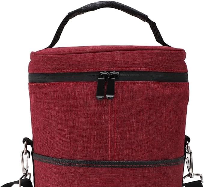 Portable Wine Cooler Bag for 2 Bottles – Insulated with an Adjustable Strap 7