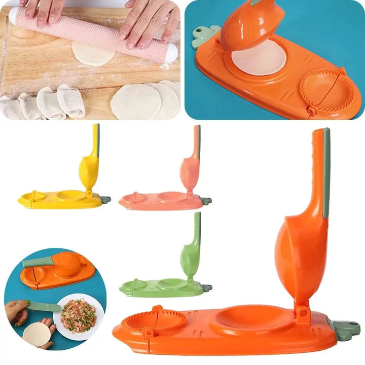 Practical 2-in-1 Dough Pocket Former Tool – For Even Rounds and Perfect Folds 3