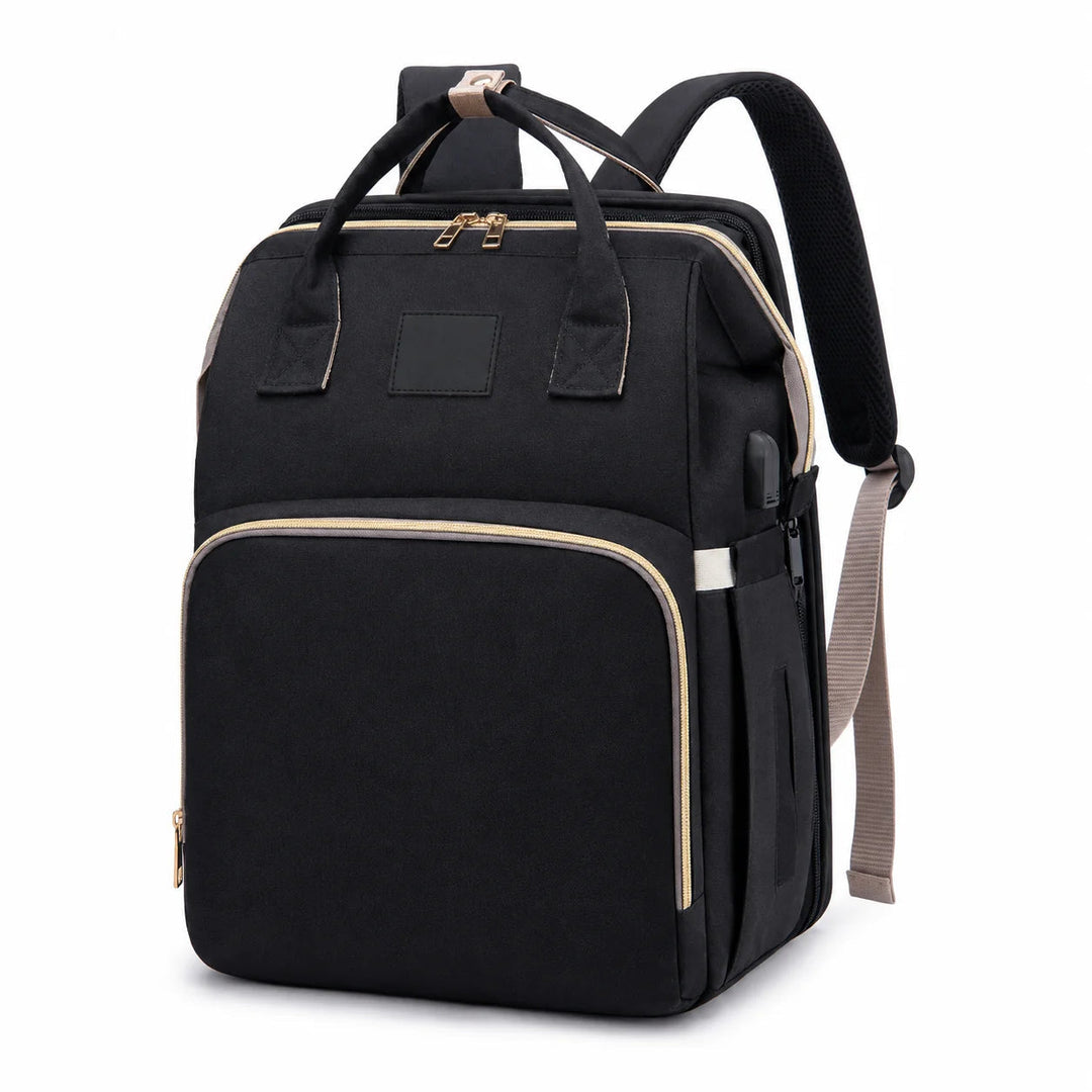 Practical Baby Diaper Backpack – 3-in-1 Design with Fold-out Lying Surface 19