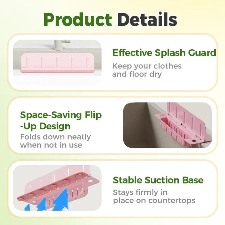 Practical Foldable Sink Splash Protection – With Integrated Storage Area 6