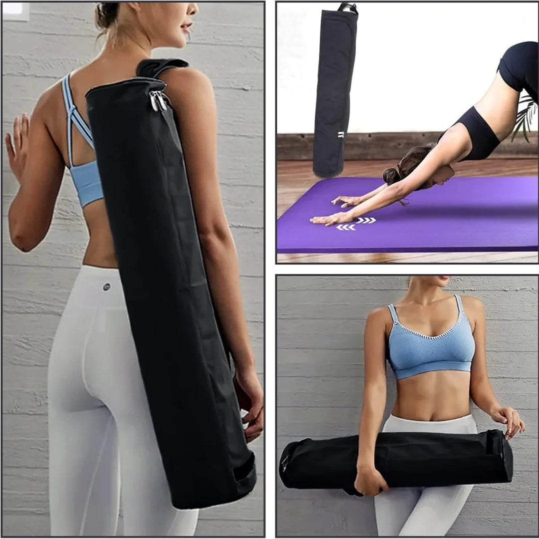 Practical Functional Yoga Mat Bag – With Separate Wet Compartment and Integrated Bottle Holder 2