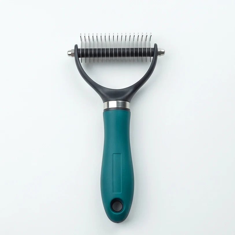 Practical Fur Brush for Dogs – Double-Sided Tool Removes Tangles and Loose Hairs 9