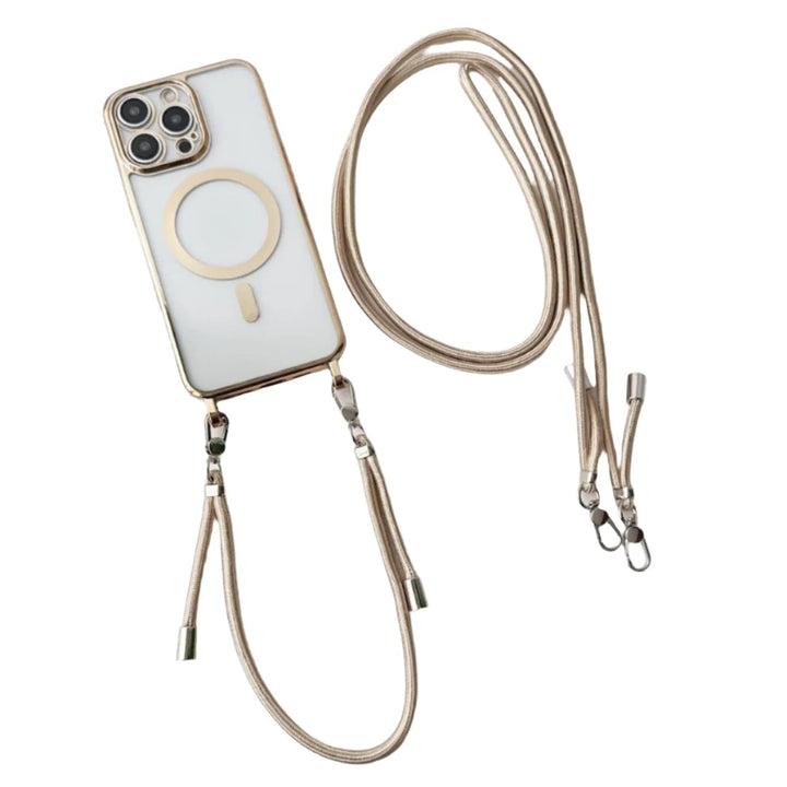 Protective Phone Case with Practical Adjustable Cord – MagSafe-Compatible for iPhone Models 7