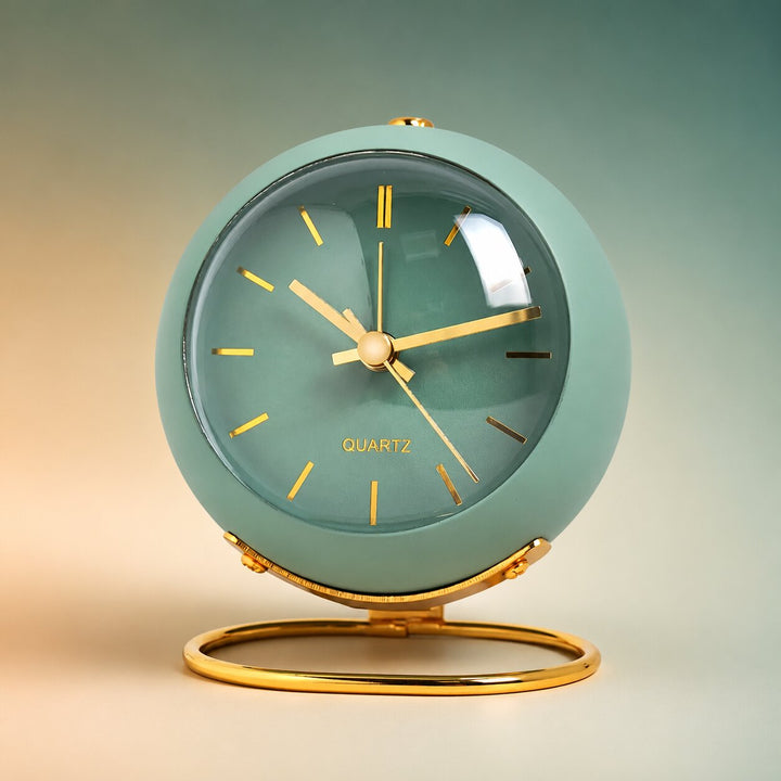 Quiet Analog Alarm Clock – Luminous Hands for Calm Bedroom Nights 2