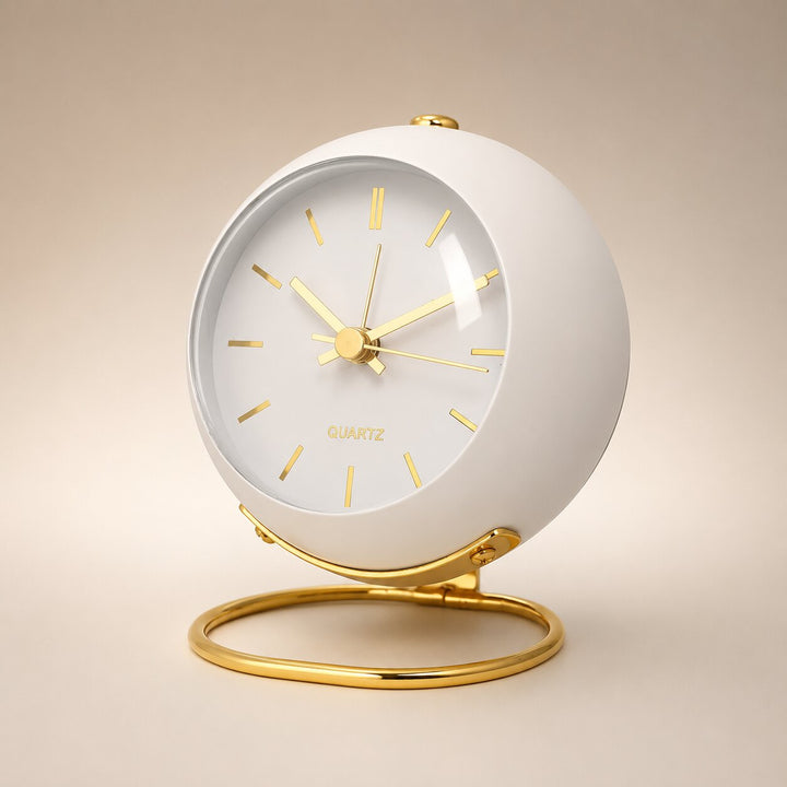 Quiet Analog Alarm Clock – Luminous Hands for Calm Bedroom Nights 5