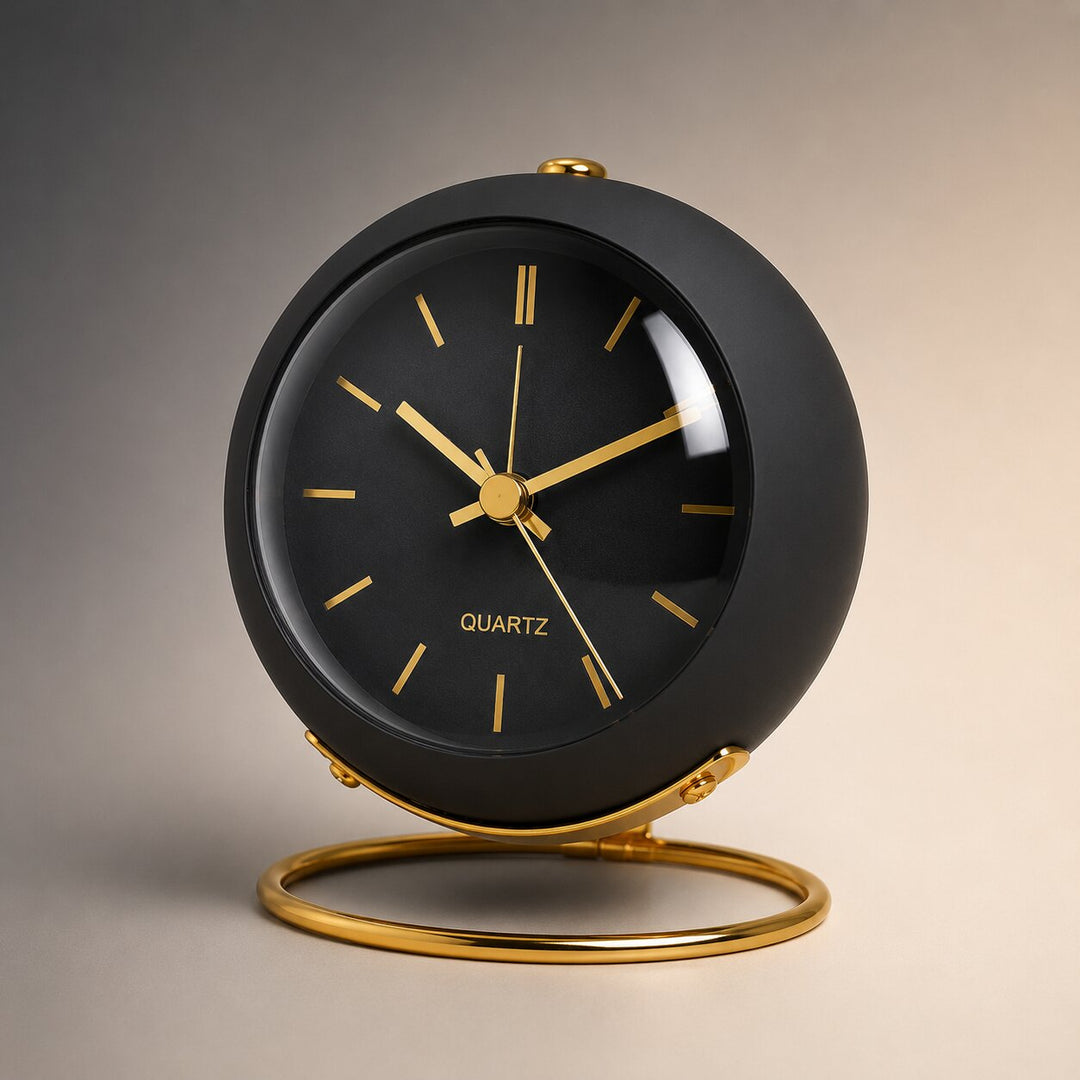 Quiet Analog Alarm Clock – Luminous Hands for Calm Bedroom Nights 6