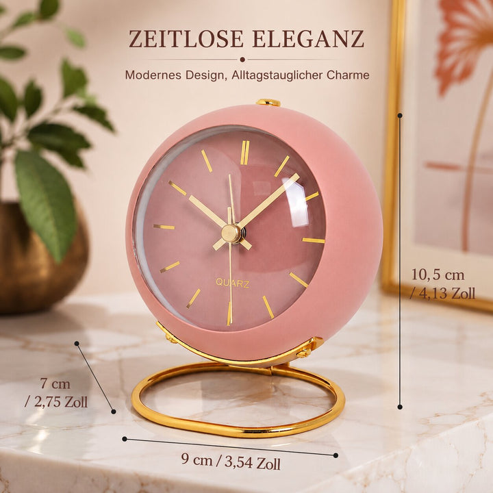 Quiet Analog Alarm Clock – Luminous Hands for Calm Bedroom Nights 7