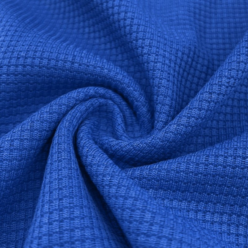 Ribbed Knit Polo Top – Button V-Neck for Men