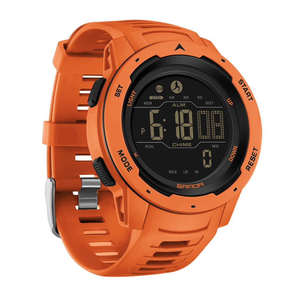 Robust Digital Watch – Waterproof with Integrated Pedometer for Adventure and Everyday Life 10
