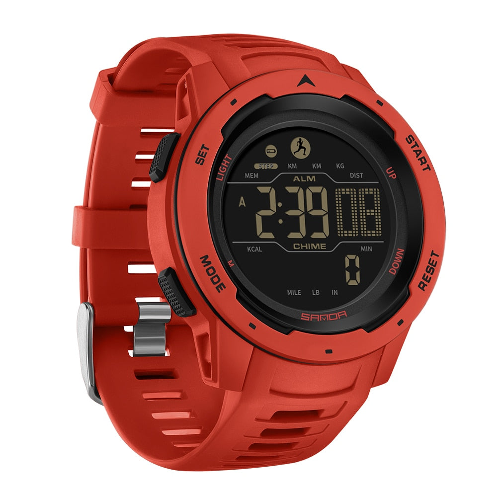 Robust Digital Watch – Waterproof with Integrated Pedometer for Adventure and Everyday Life 11