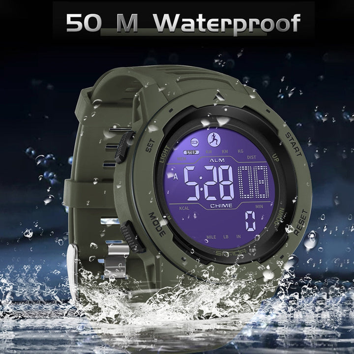 Robust Digital Watch – Waterproof with Integrated Pedometer for Adventure and Everyday Life 5