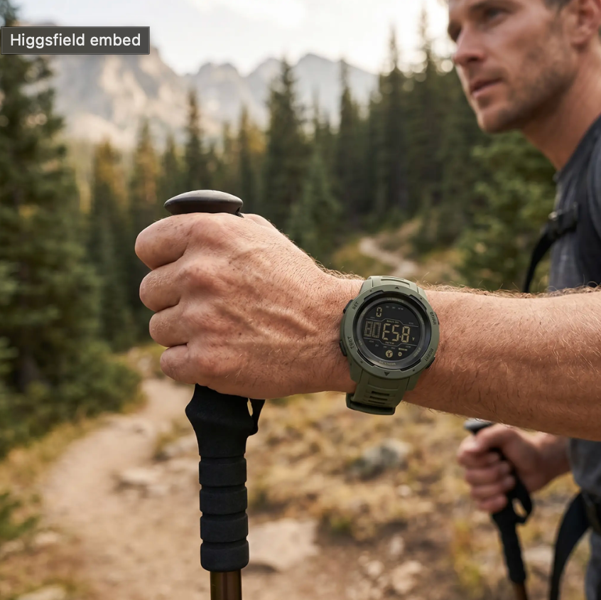 Robust Digital Watch – Waterproof with Integrated Pedometer for Adventure and Everyday Life 6