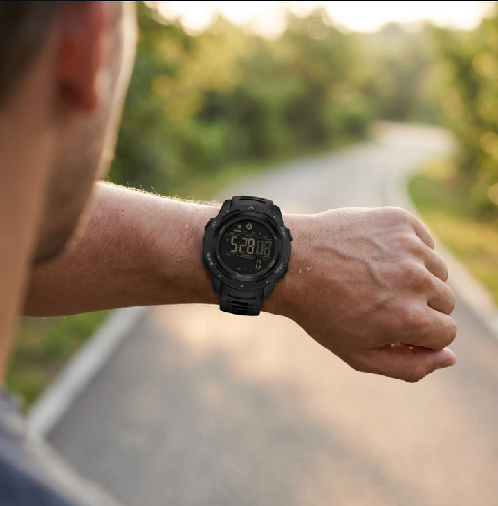 Robust Digital Watch – Waterproof with Integrated Pedometer for Adventure and Everyday Life 8