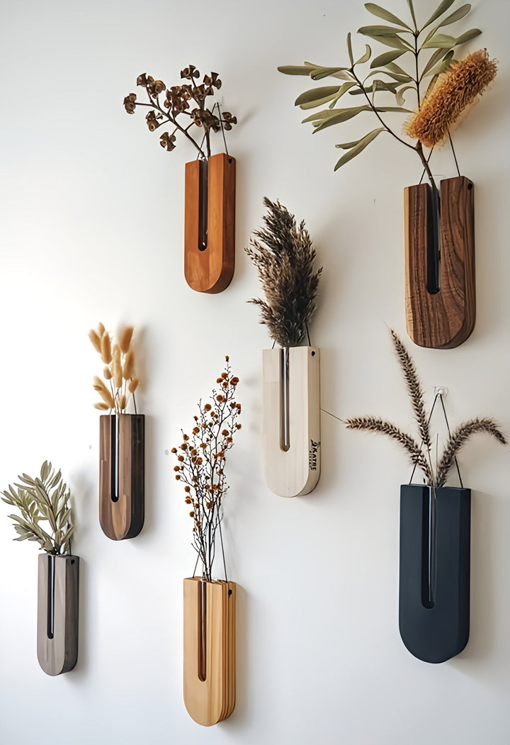 Robust Pine Wood Wall Planters – Ideal Indoor Plants with Simple Wall Mounting 1