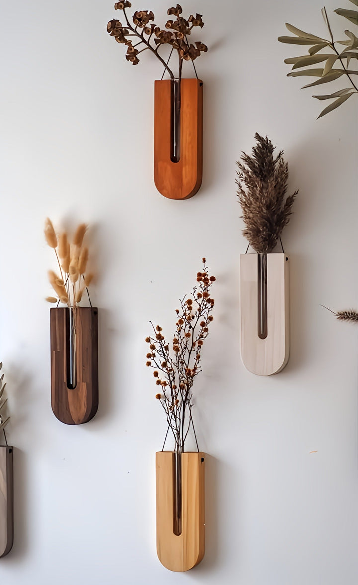 Robust Pine Wood Wall Planters – Ideal Indoor Plants with Simple Wall Mounting 3