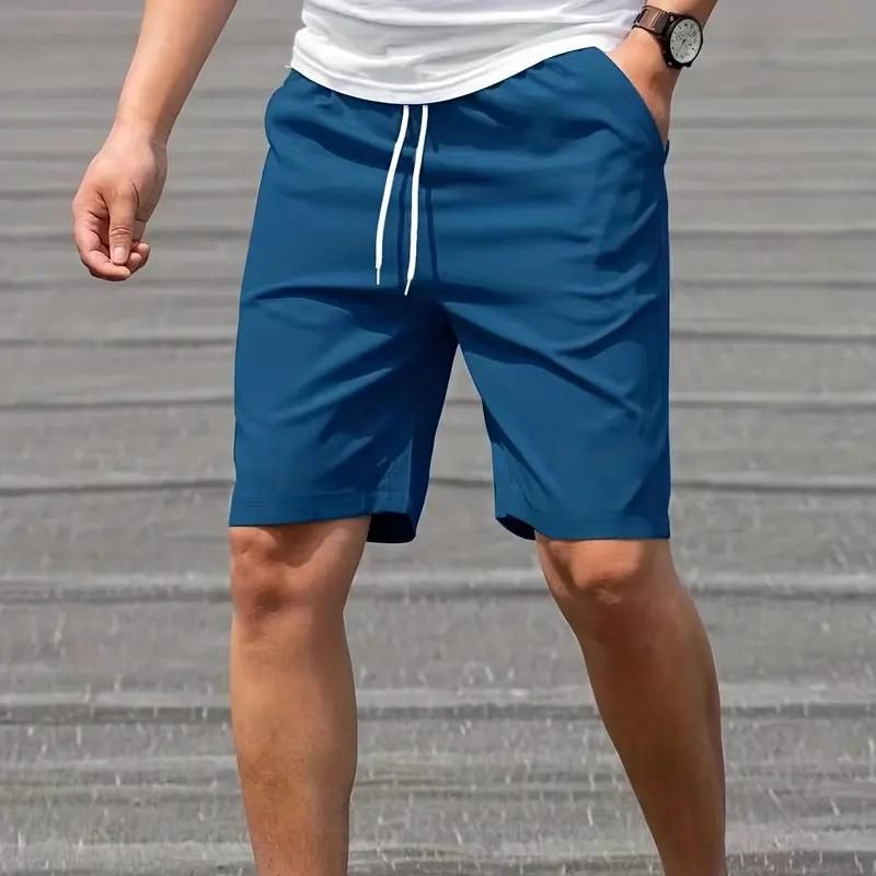 Modern Everyday Pull-On Shorts with Side Pockets for Men