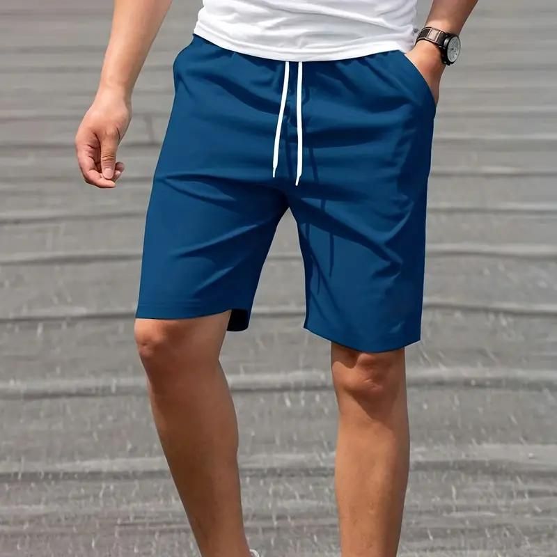 Modern Everyday Pull-On Shorts with Side Pockets for Men