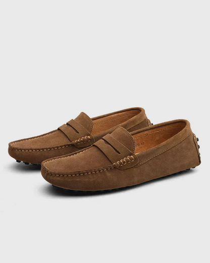 Cecole | Men’s Elegant Suede Loafers with Soft Interior