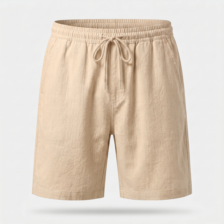 Shorts, Relaxed Fit Linen Capri Pants for Everyday Wear for Men