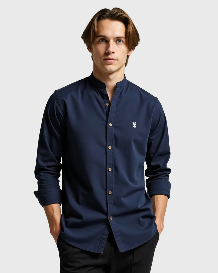 Slim_Fit_Grandad_Collar_Cotton_Shirt_for_Men_1