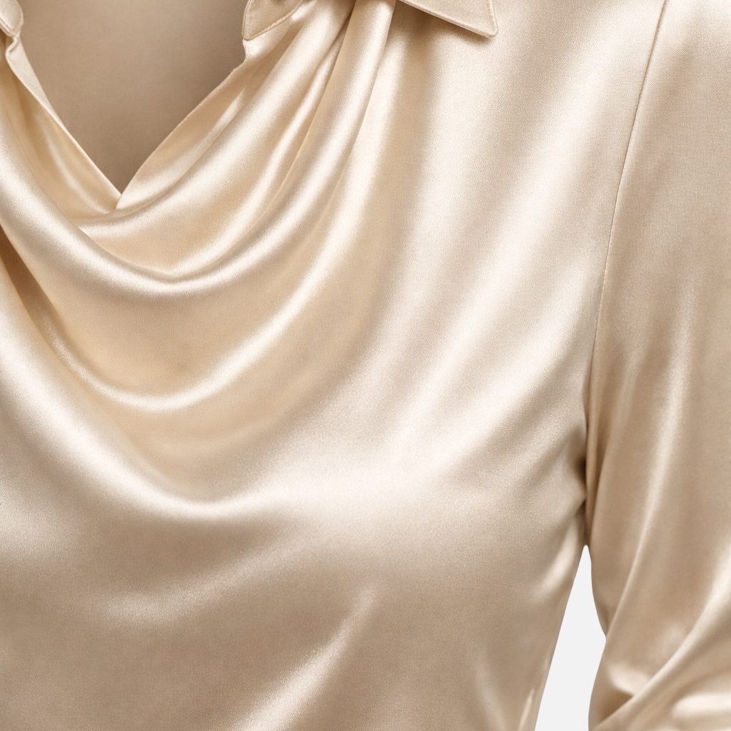 Slim Fit Blouse with Long Sleeves for Women